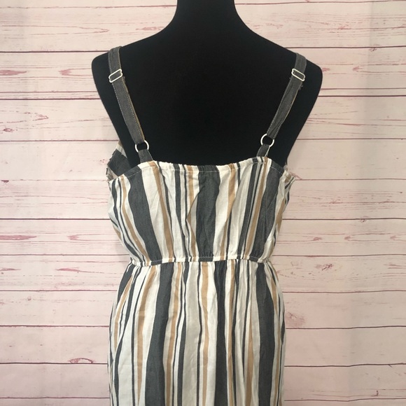 NWT Blush Button Down Striped Sundress - Picture 9 of 10